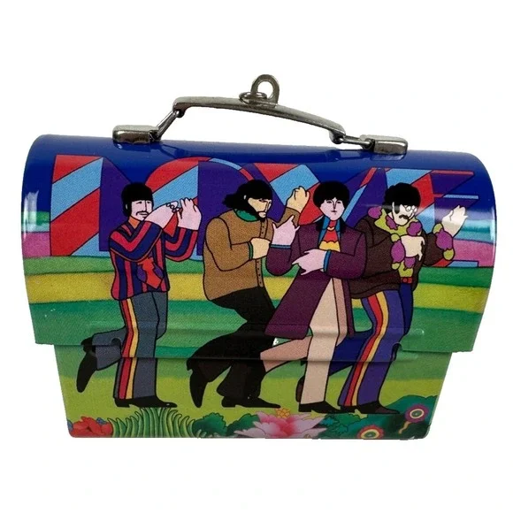 2002 HALLMARK ORNAMENT-THE BEATLES YELLOW SUBMARINE LUNCHBOX SET(2 pieces)-NEW! - Picture 5 of 8